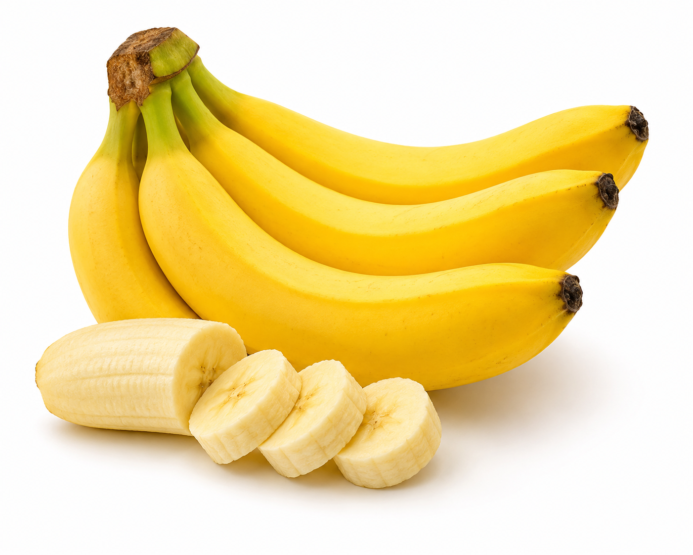 Fresh bananas topping for mini pancakes