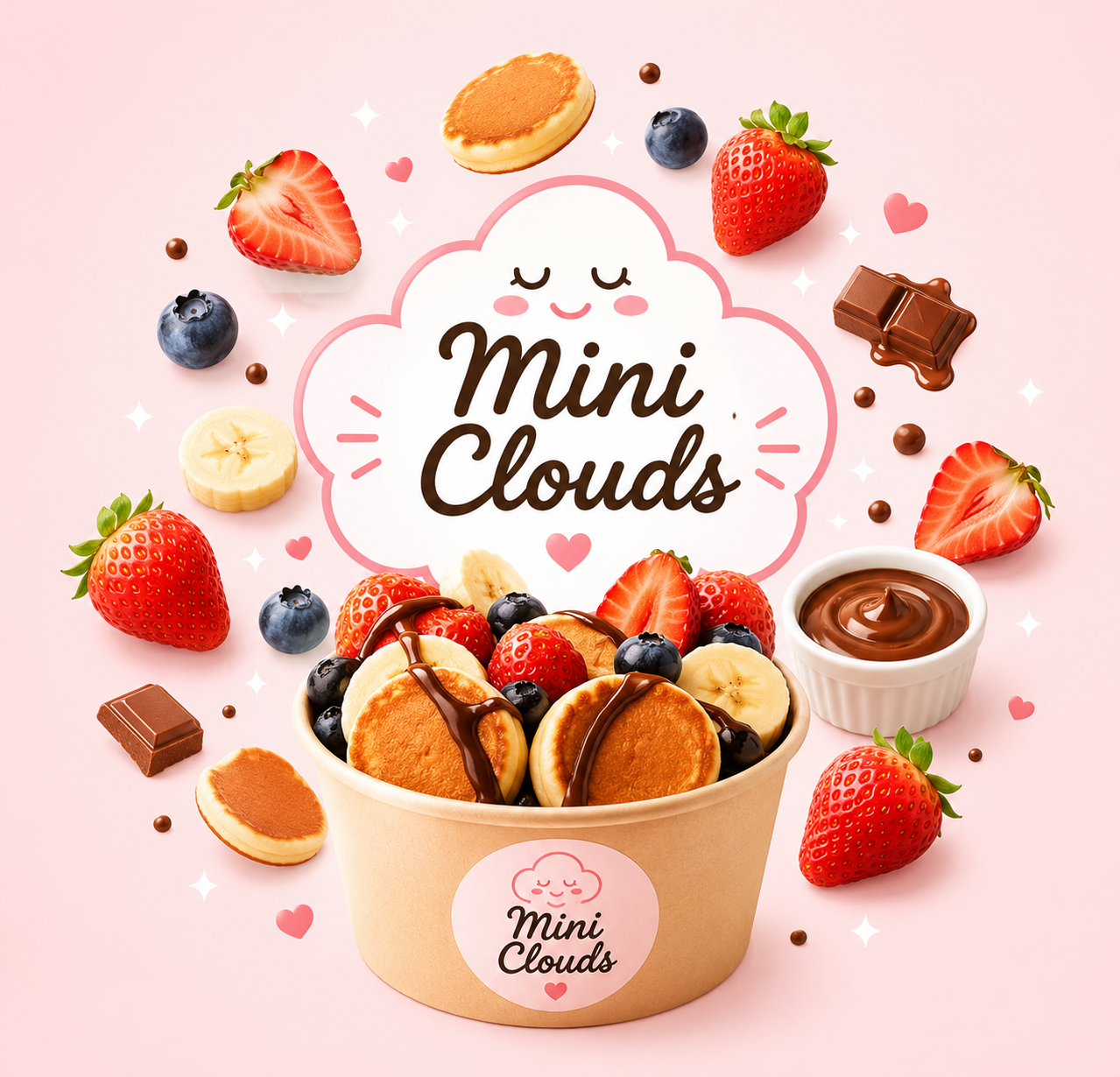 Customized Mini Clouds order — choose your toppings and fruits